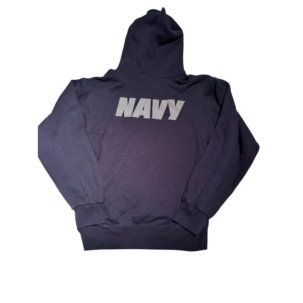 Soffe Authentic US Navy Hooded Sweatshirt Men's Small Navy Military
